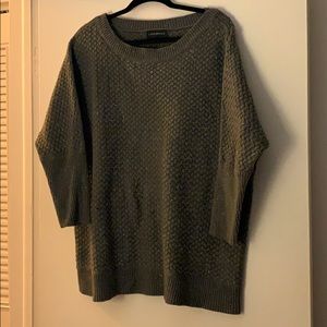 Lane Bryant Olive Green Boatneck Sweater